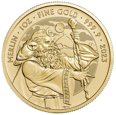 2023 Merlin Gold Coin Myths & Legends 1oz