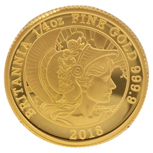2018 Proof 1/4oz Gold Britannia Coin