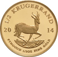 2014 Proof 1/2oz Krugerrand Gold Coin