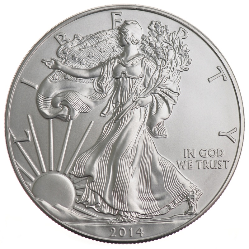 2014 1oz American Eagle Silver Coin