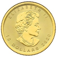 2020 1/4oz Canadian Maple Leaf Gold Coin