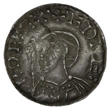 1050-1053 Edward the Confessor Silver Penny Expanding Cross Type Stamford Harcin
