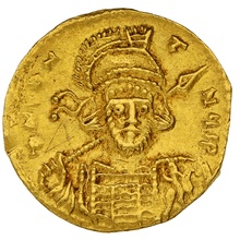 668-685 Gold Solidus Coin Constantine IV