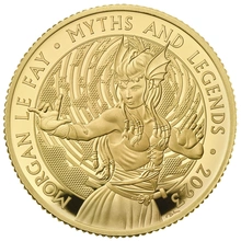 2023 Proof Morgan le Fay Gold Coin Myths & Legends 1/4oz Boxed