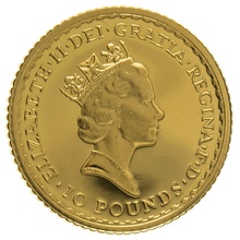 1990 Proof 1/10oz Gold Britannia Coin