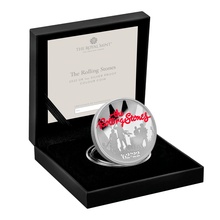 2022 Proof 1oz The Rolling Stones Silver Coin Music Legends Boxed