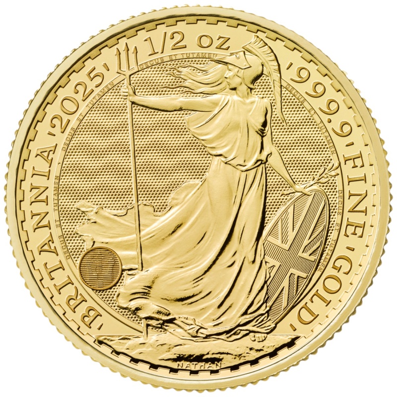 2025 1/2oz Britannia Gold Coin Gift Boxed