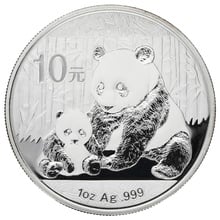 2012 1oz Chinese Panda Silver Coin