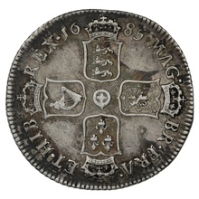 1685 Silver Shilling Coin James II