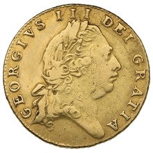 1801 George III Half Guinea Gold Coin