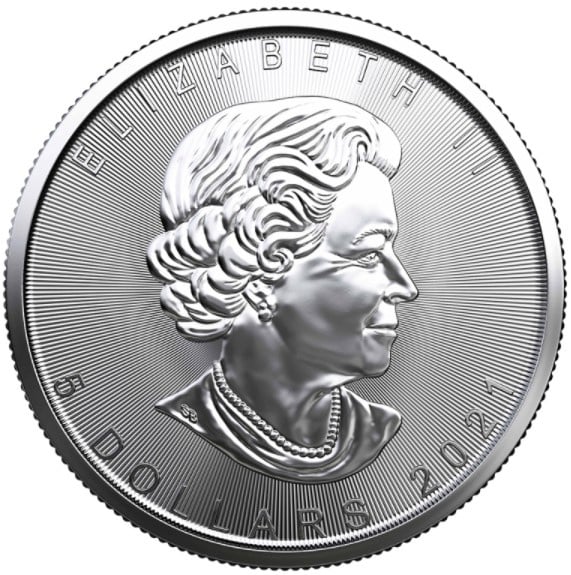 21 Canadian Maple 1oz Silver Coin Bullionbypost From 33 96 21 Canadian Maple 1oz Silver Coin Bullionbypost From 33 96