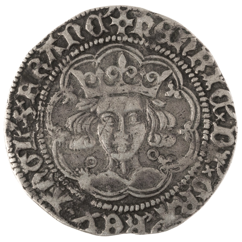 Silver Groat Fourpence Coin Henry VI Very Fine