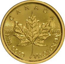 2017 1/10oz Canadian Maple Leaf Gold Coin