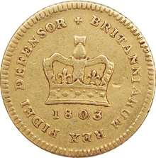 1803 1/3 Guinea Gold Coin George III