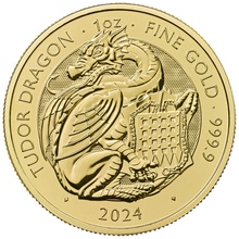 2024 Tudor Dragon - Tudor Beasts 1oz Gold Coin PCGS MS69
