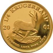 2001 Proof Quarter Ounce Gold Krugerrand