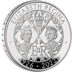 2022 Proof Silver Crown £5 Coin Her Majesty Queen Elizabeth II Boxed