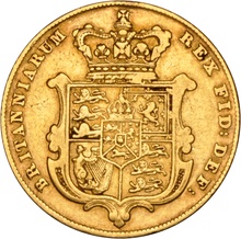 1829 Gold Sovereign Coin George IV Bare Head NGC XF45