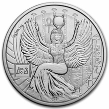2023 1oz Isis Silver Coin Egyptian Gods