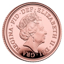 2022 Proof Gold Sovereign Boxed