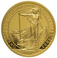 1993 One Ounce Proof Britannia Gold Coin