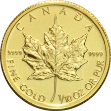 2010 1/10oz Canadian Maple Leaf Gold Coin