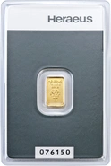 1g Gold Bar Heraeus