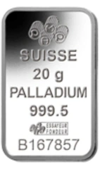 Second Hand Palladium 20g Bar
