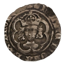 1493-5 Henry VII Hammered Silver Half Groat mm Barrel