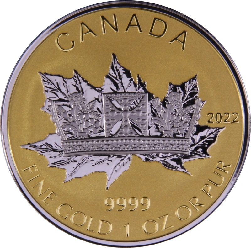 2022 Canadian Maple Leaf Gold Coin 1oz Special Design