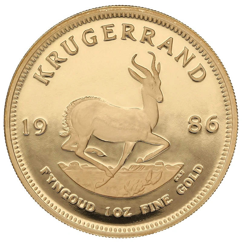 1986 Proof Krugerrand Gold Coin 1oz