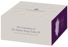 2023 Proof 50p Gold Coin Coronation of King Charles III Boxed