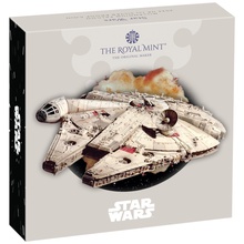 2024 1oz Millennium Falcon Star Wars Proof Silver Coin Boxed