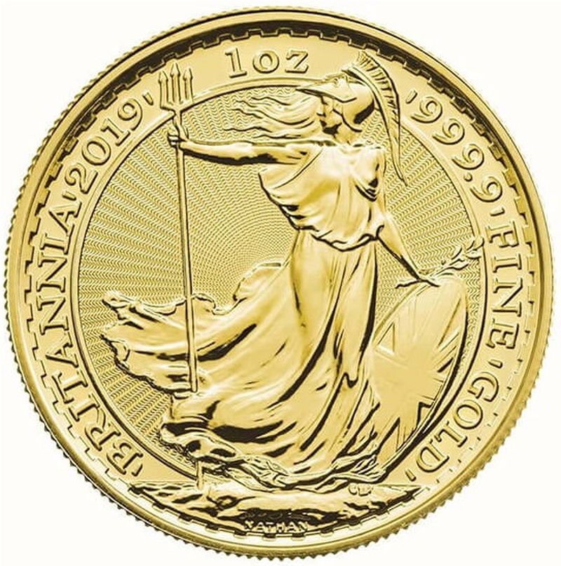 2019 Gold Britannia Coin 1oz PCGS MS70