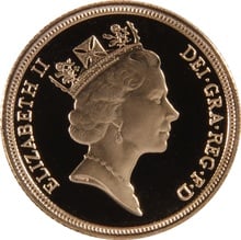 1996 Proof Gold Sovereign Boxed