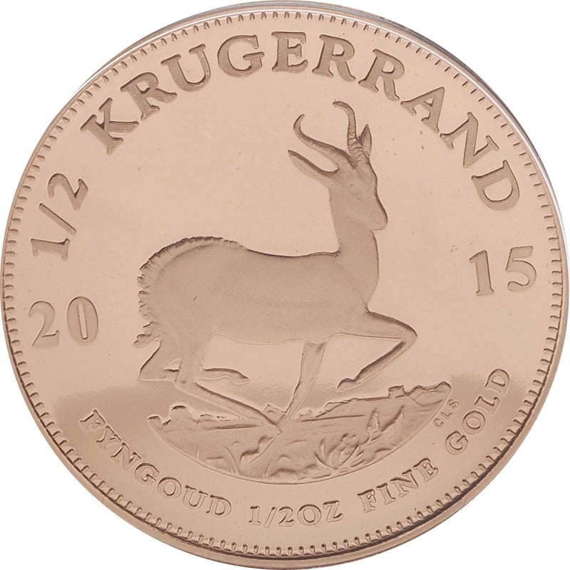2015 Proof 1/2oz Krugerrand Gold Coin