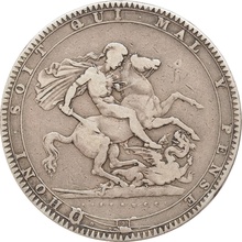 1819 Silver Crown Coin George III