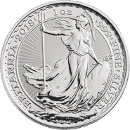 2018 1oz Silver Britannia Coin