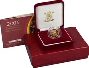 2006 Gold Proof Half Sovereign Boxed