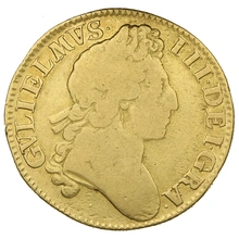 1701 Gold Guinea Coin William III