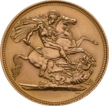 Gold Sovereign - Elizabeth II Young Head