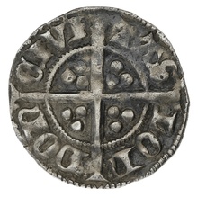 1377-1399 Silver Half Penny Coin Richard II