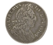 1699 William III Sixpence
