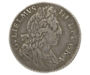 1699 Silver Sixpence William III