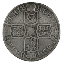 1711 Silver Sixpence Coin Queen Anne Good Very Fine