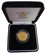 2005 Proof Gold Half Sovereign Boxed