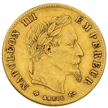 French 5 Francs Gold Coin