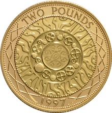 1997 Proof Gold Sovereign 4 Coin Set Boxed