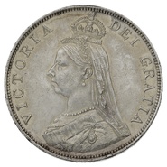 1889 Queen Victoria Silver Double Florin – GEF