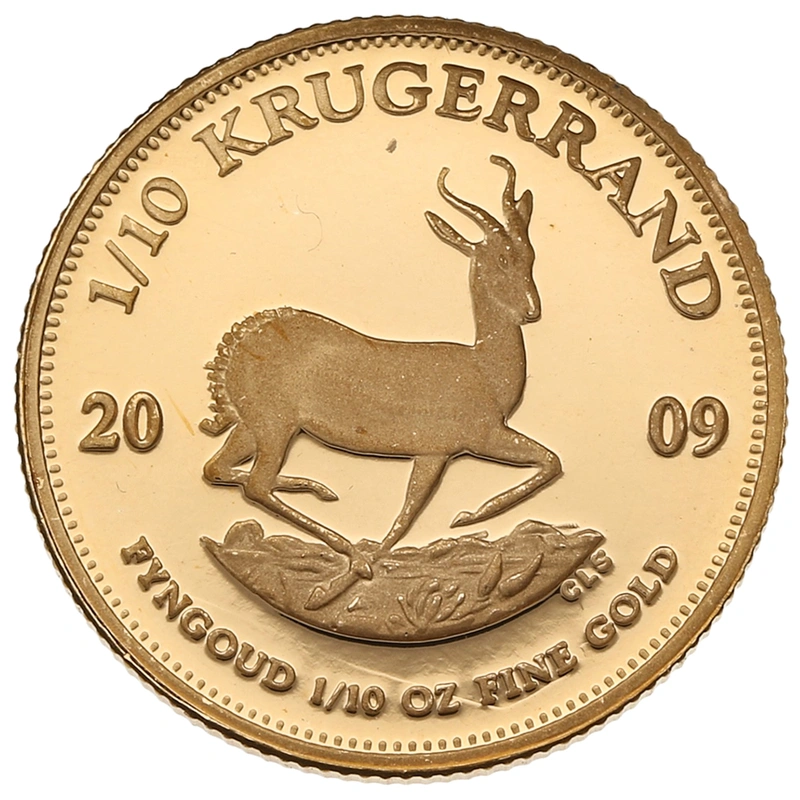 2009 Proof 1/10oz Krugerrand Gold Coin
